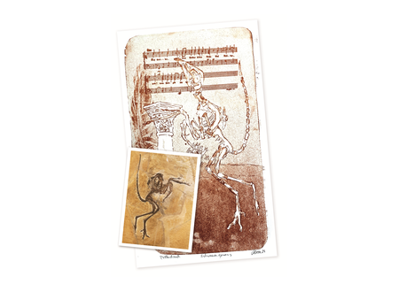 Spuren Urzeit Archaeopteryx